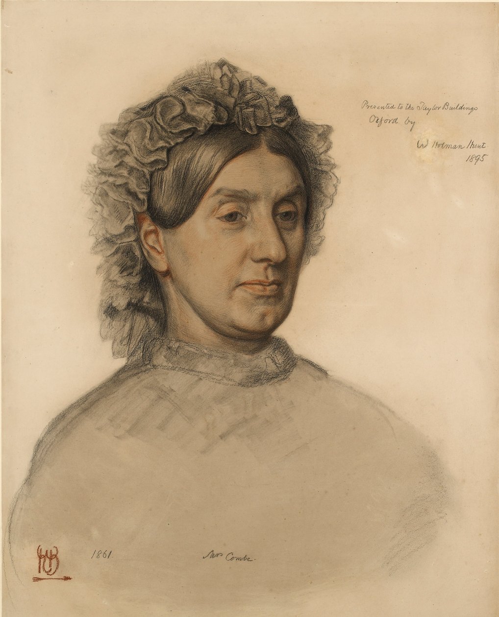 Rouva Thomas Combe 1806-1893, 1800-luku tekijältä William Holman Hunt