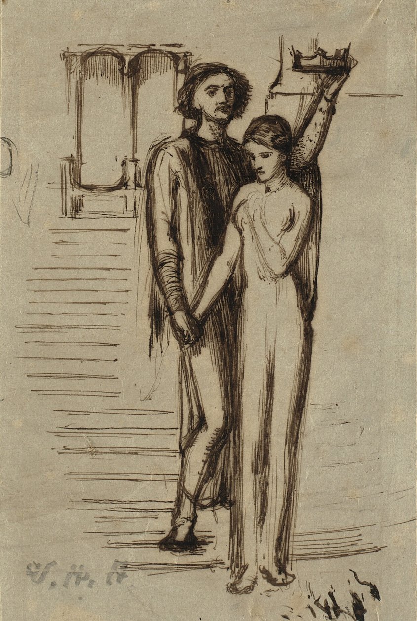 "Kerjäläinen piika" tekijältä William Holman Hunt