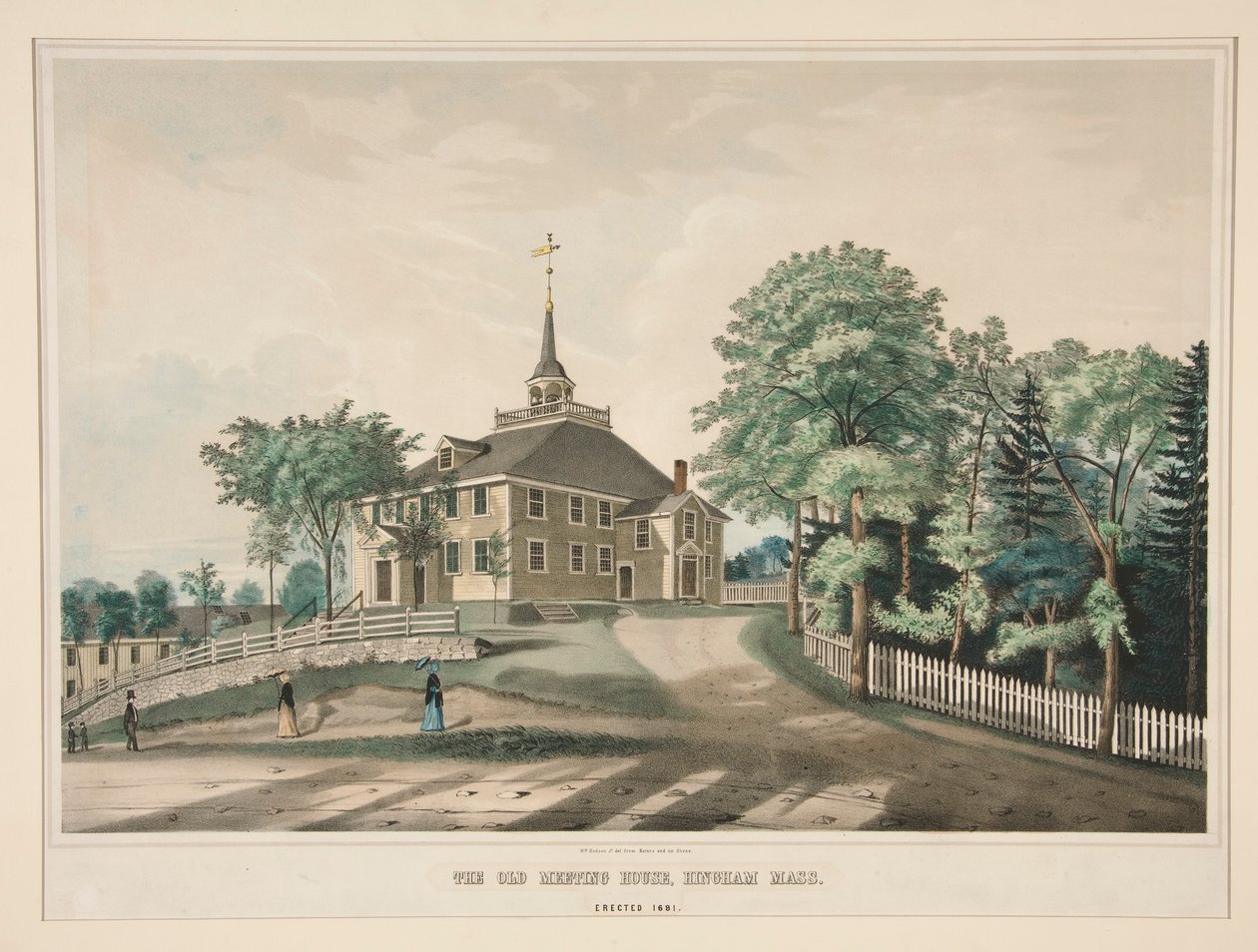 Old Meeting House, Hingham, Mass. tekijältä William Hudson