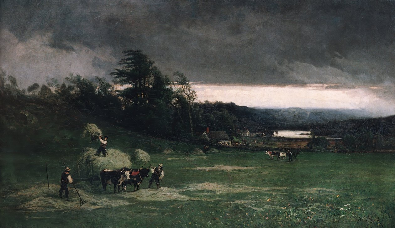 Lähestyvä myrsky, 1880. tekijältä William Keith