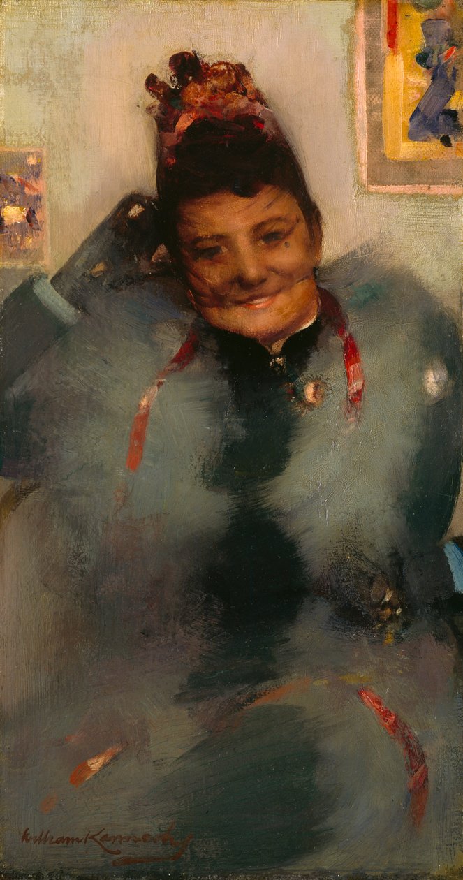 The Fur Boa (öljy kankaalle) tekijältä William Kennedy
