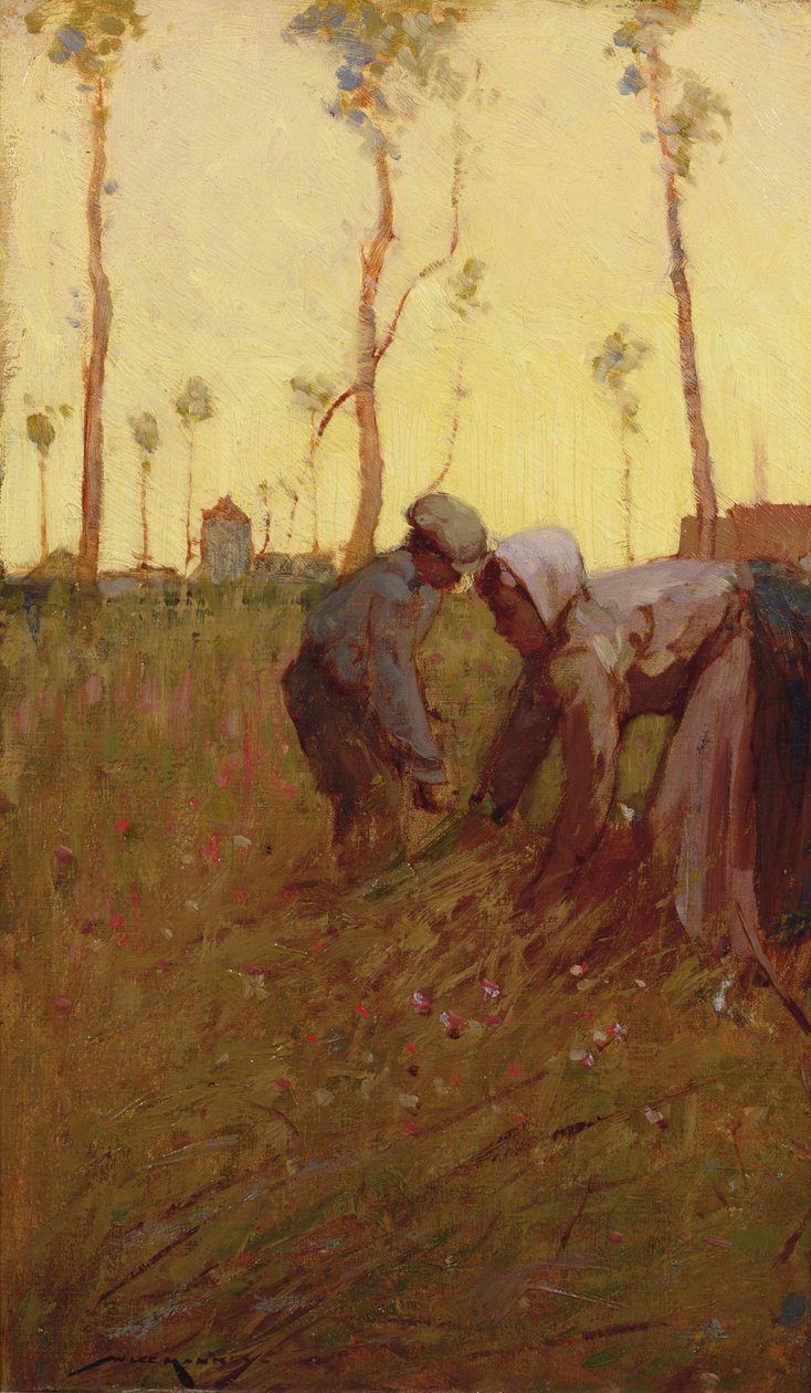 Hay Time (öljy kankaalle) tekijältä William Lee Hankey