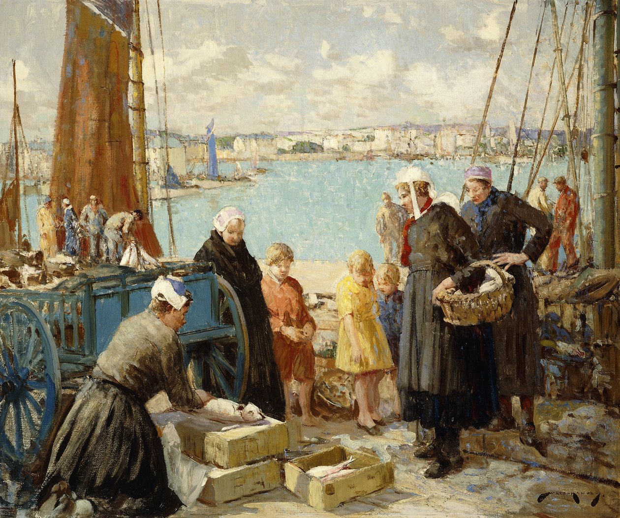Tunnyn markkinointi, Concarneau tekijältä William Lee Hankey