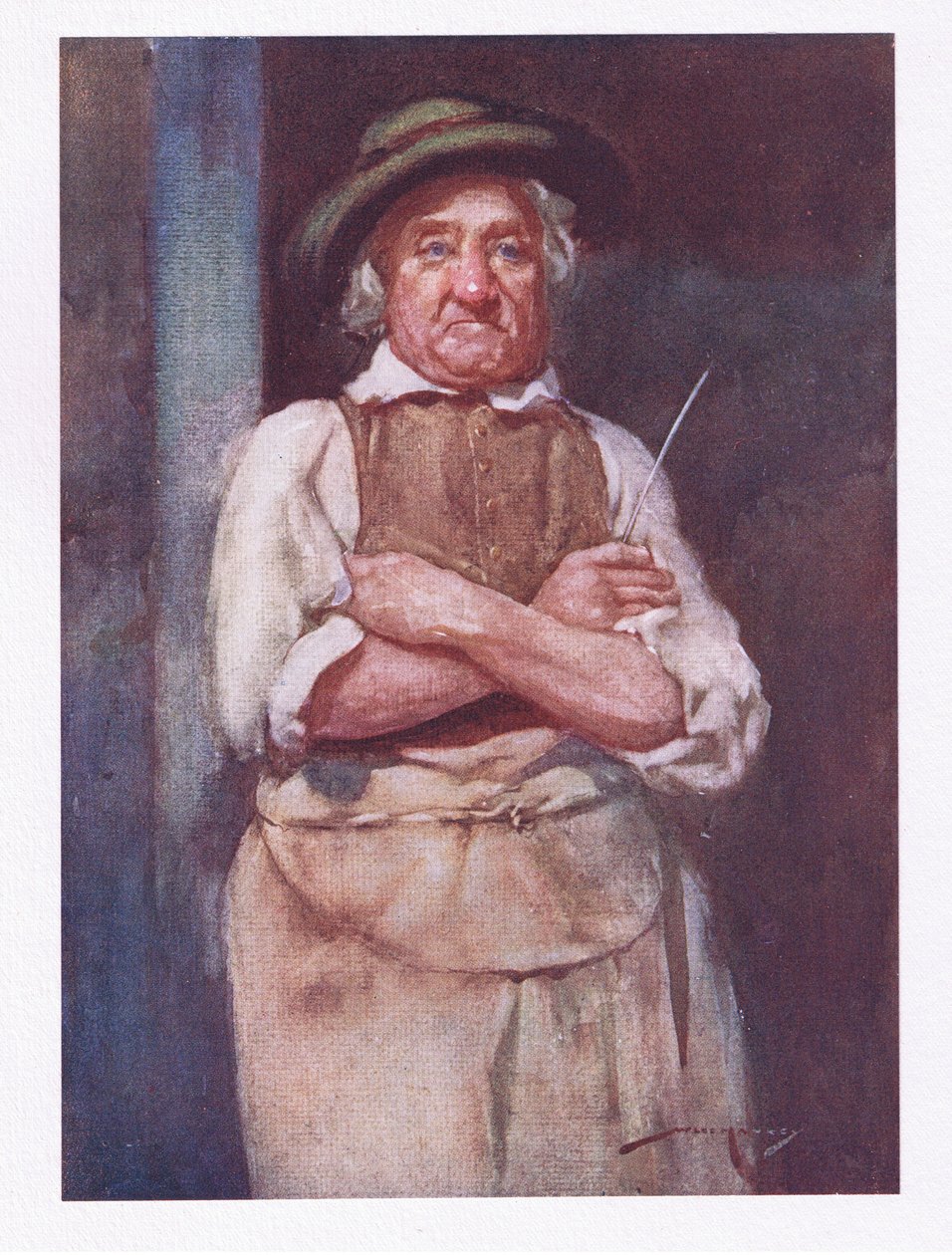 Isäntä itse (väri litho) tekijältä William Lee Hankey