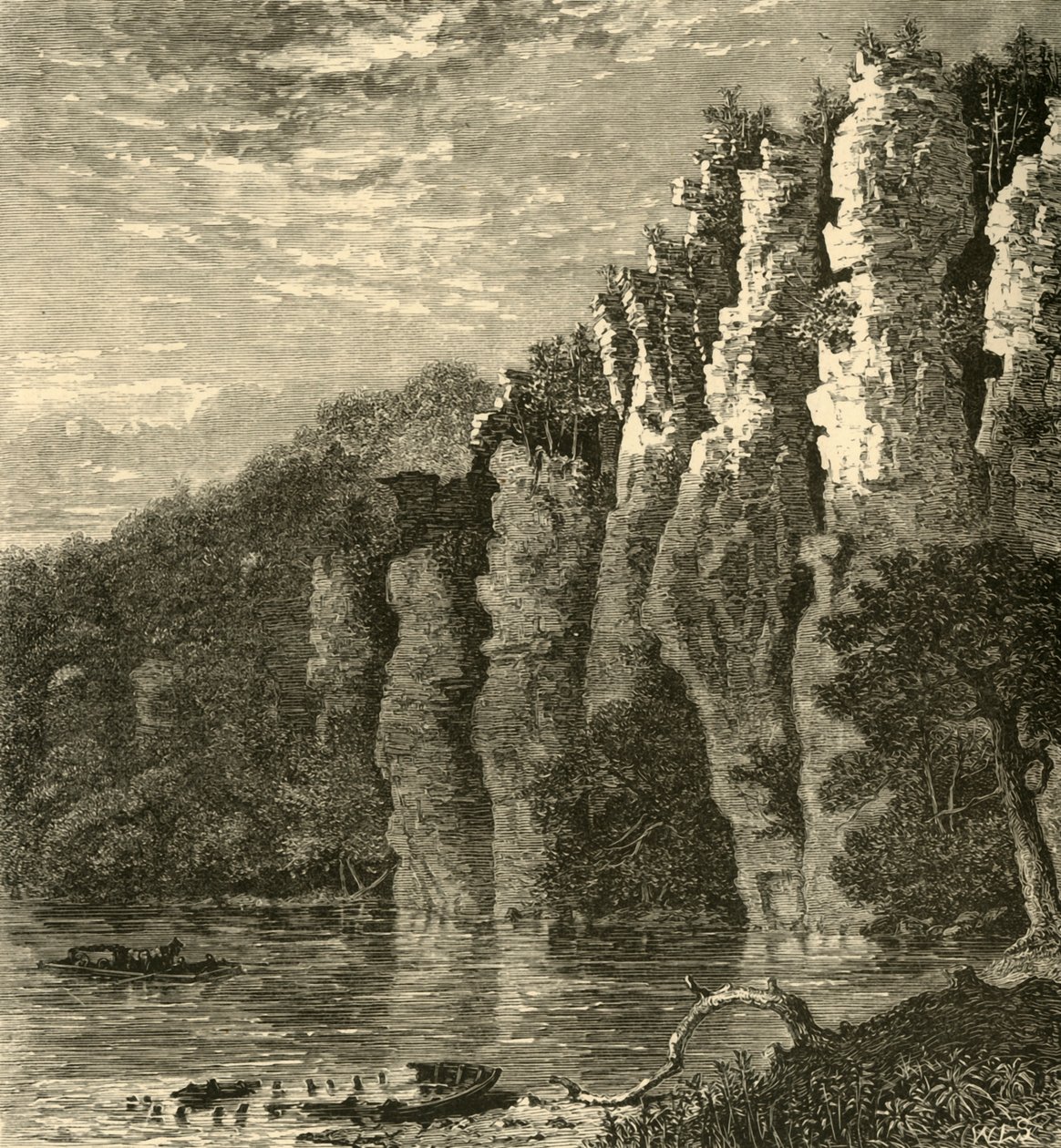 "Anvil Cliff", 1872. tekijältä William Ludwell Sheppard