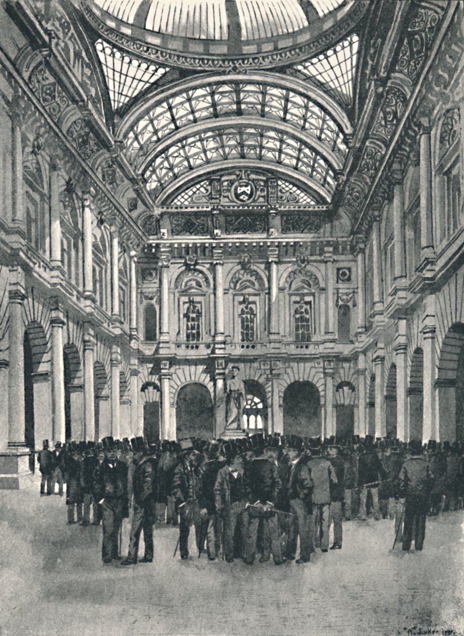 Muutoksessa - Royal Exchange, 1891 tekijältä William Luker