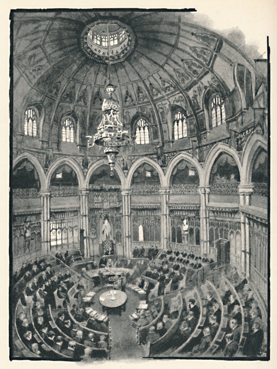 The Guildhall - valtuustohuone, 1891 tekijältä William Luker