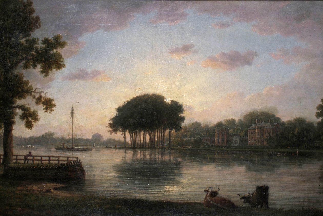 Orleans House, Twickenham, Middlesex, n. 1800 tekijältä William Marlow