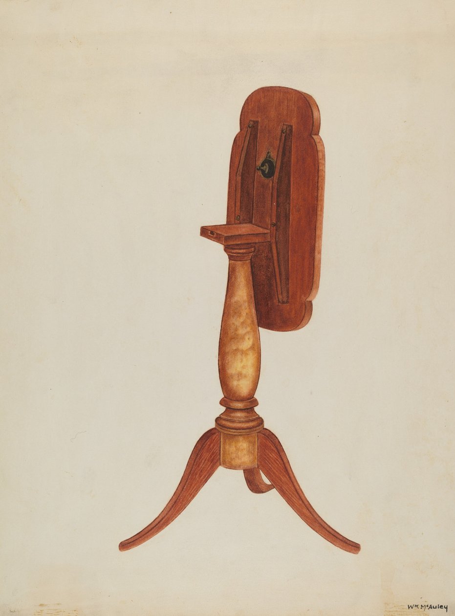 Tip-table tai Cant-table, 1937. tekijältä William McAuley