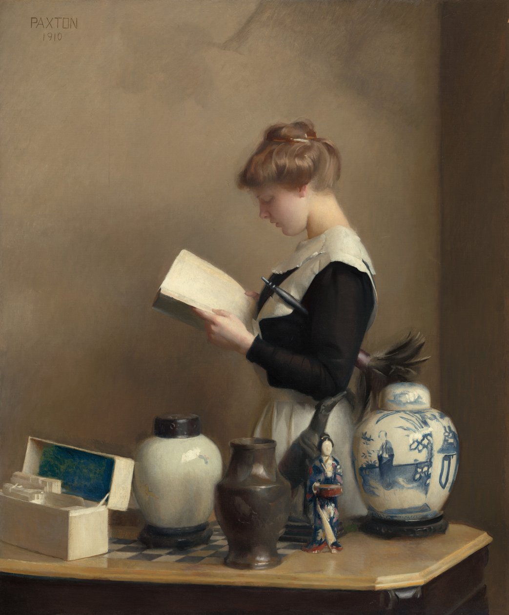 Kotiapulainen, 1910. tekijältä William McGregor Paxton
