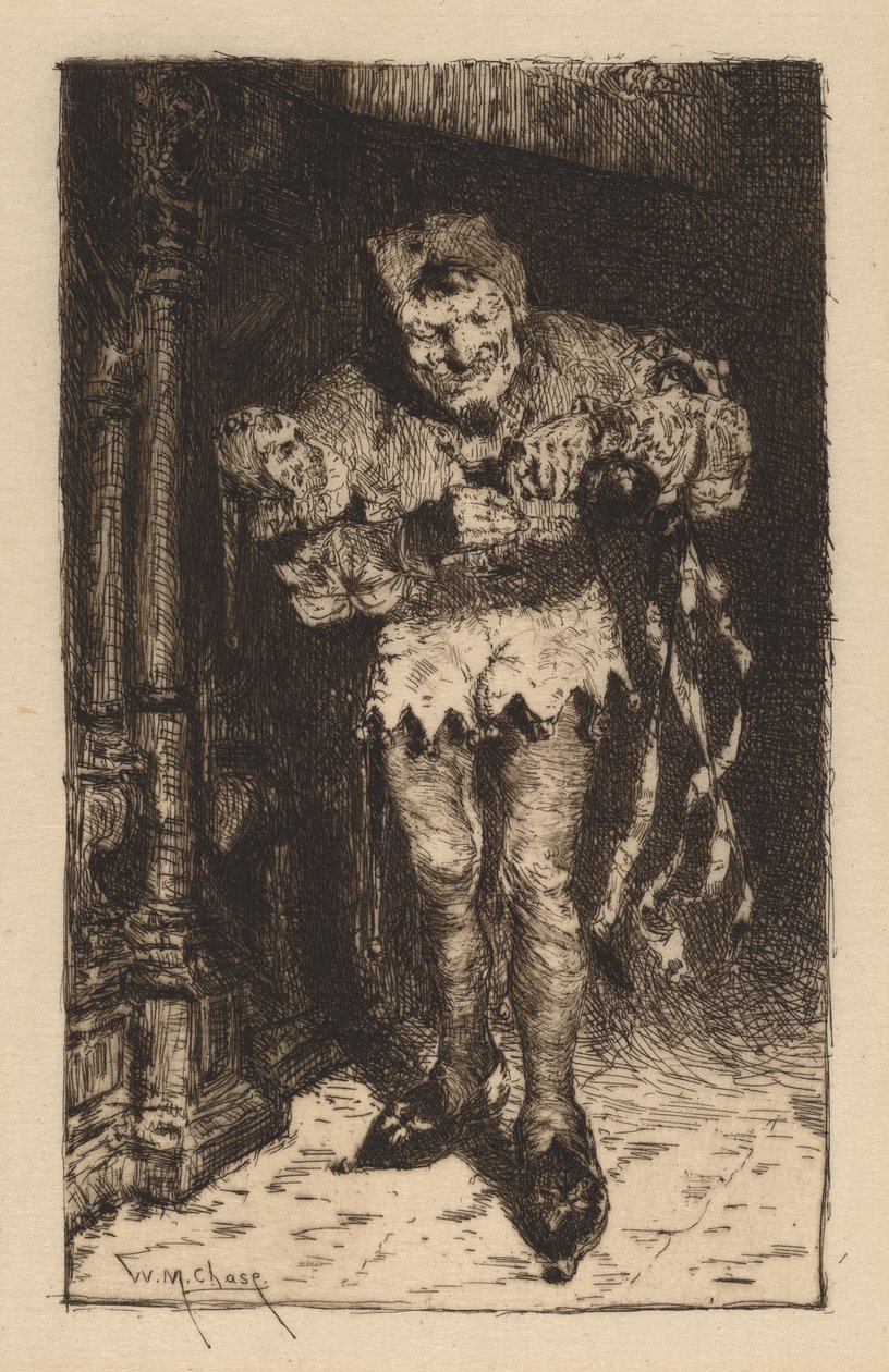 Ylös: Court Jester tekijältä William Merritt Chase