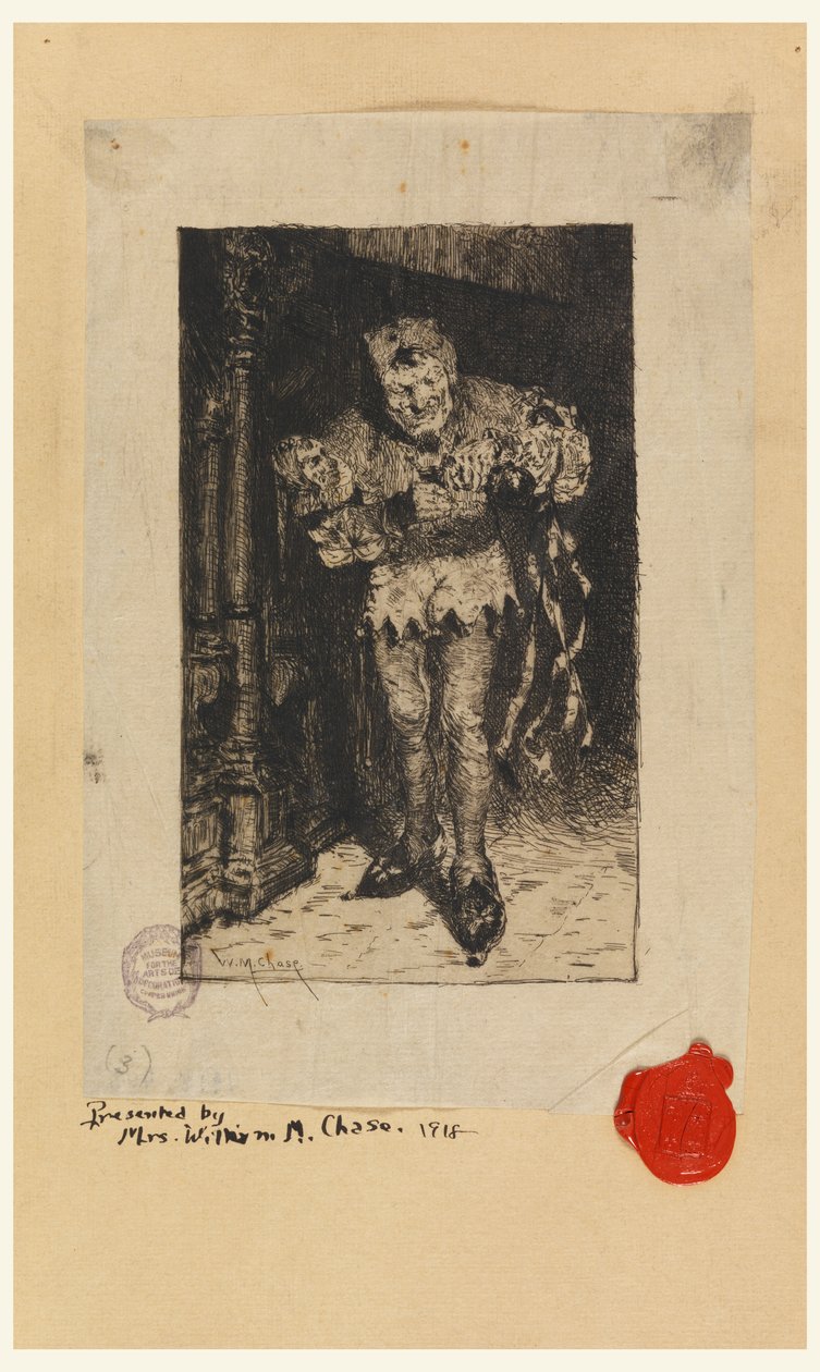 Ylös: Court Jester tekijältä William Merritt Chase