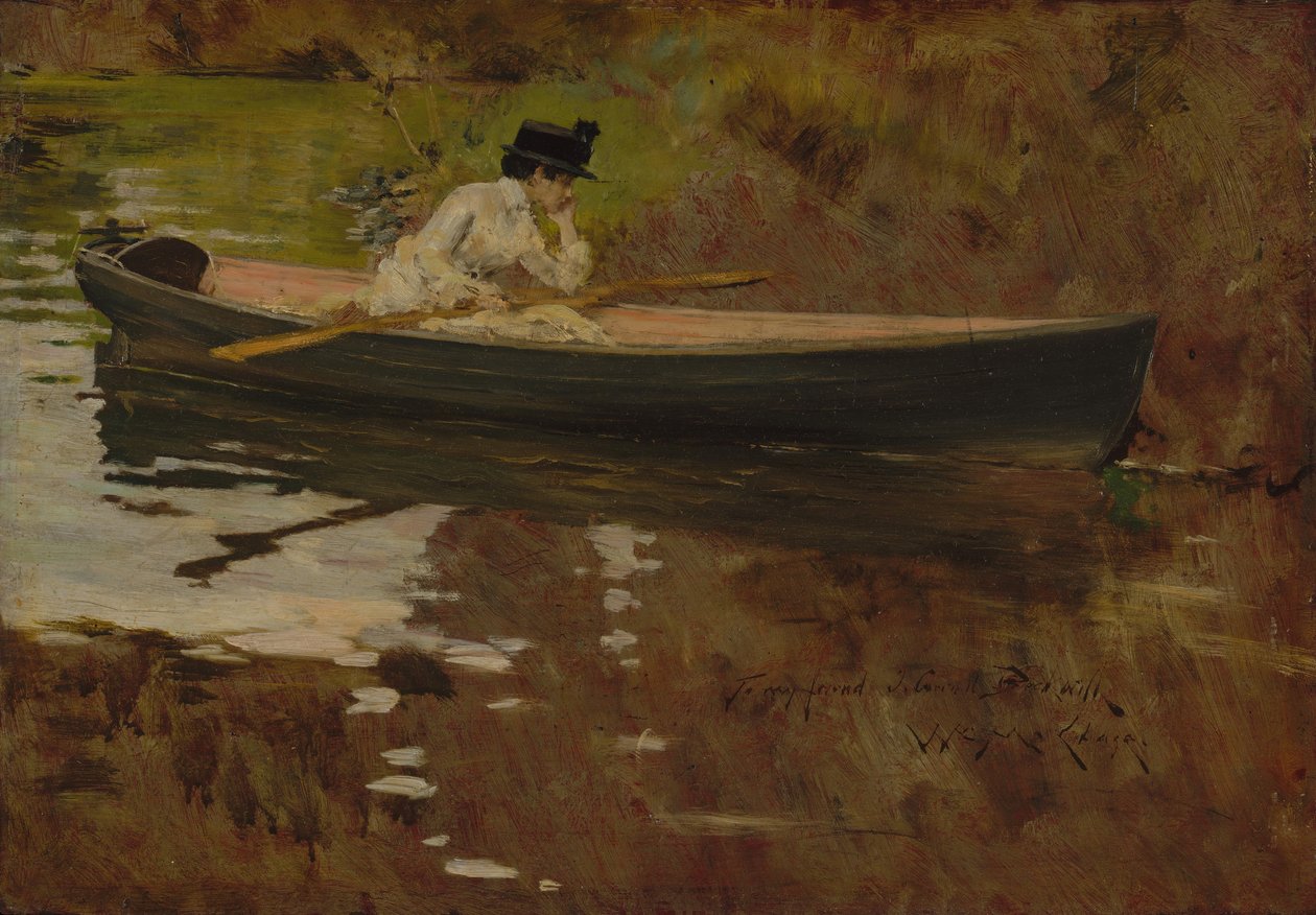 Mrs. Chase Prospect Parkissa, 1886. tekijältä William Merritt Chase