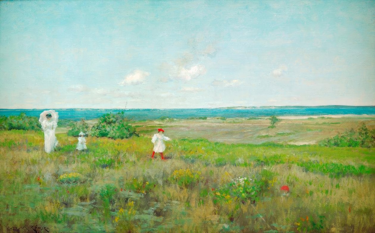 Lähellä rantaa, Shinnecock tekijältä William Merritt Chase
