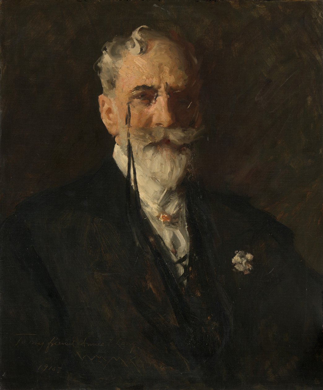 Omakuva, 1915. tekijältä William Merritt Chase