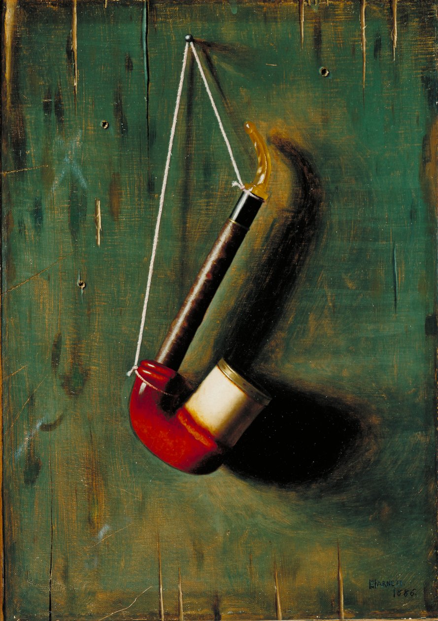 Meerschaum Pipe, 1886 tekijältä William Michael Harnett