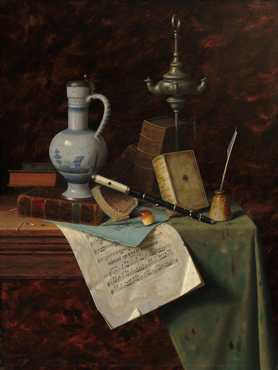 Minun helmiäni, 1888. tekijältä William Michael Harnett