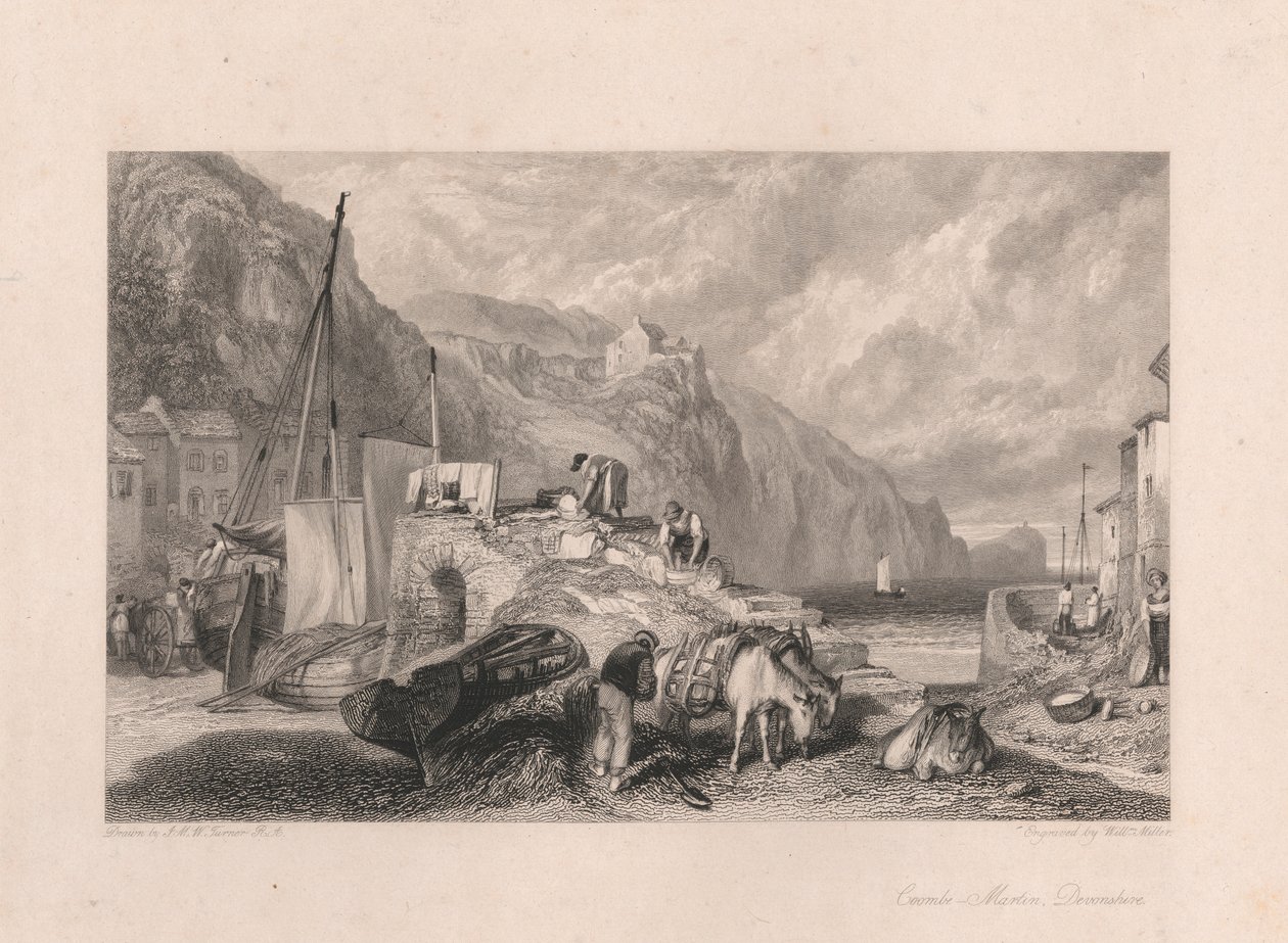 Combe-Martin, Devonshire tekijältä William Miller