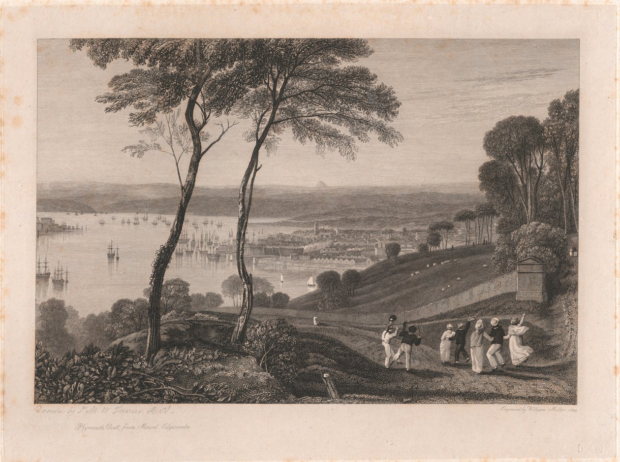 Plymouth Dock, Mount Edgecumbelta tekijältä William Miller