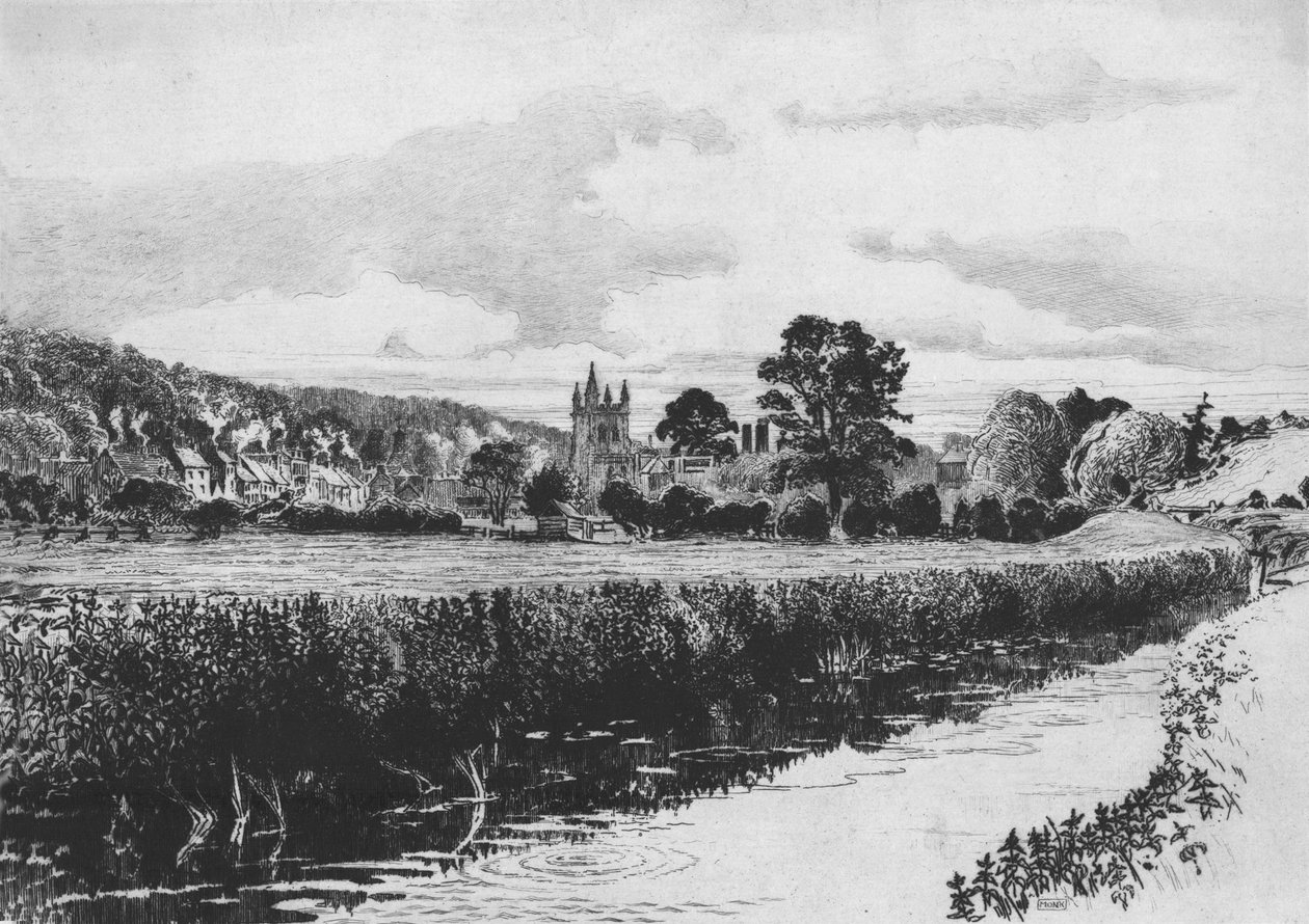 Amersham ja Misbourne-joki, 1904. tekijältä William Monk