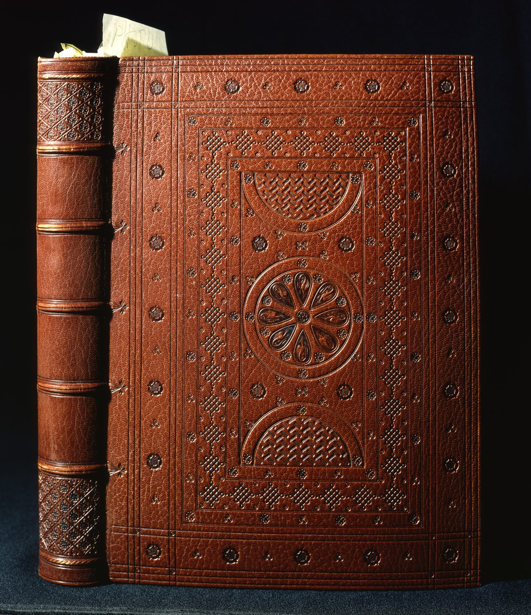 Etukansi Vergiluksen Aeneisistä (nahkaa) tekijältä William Morris