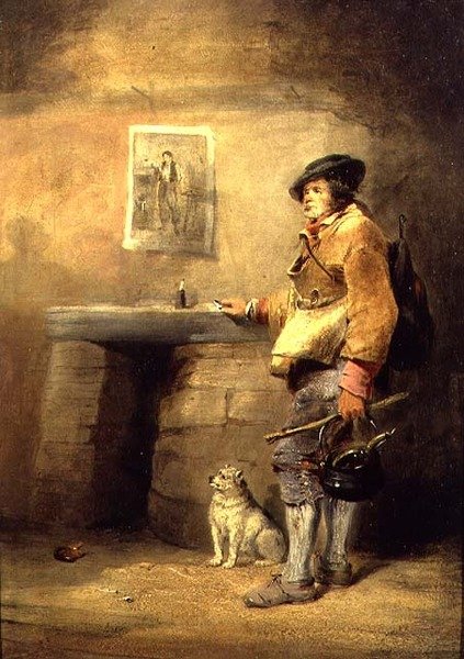 Irlantilainen Tinker tekijältä William Mulready