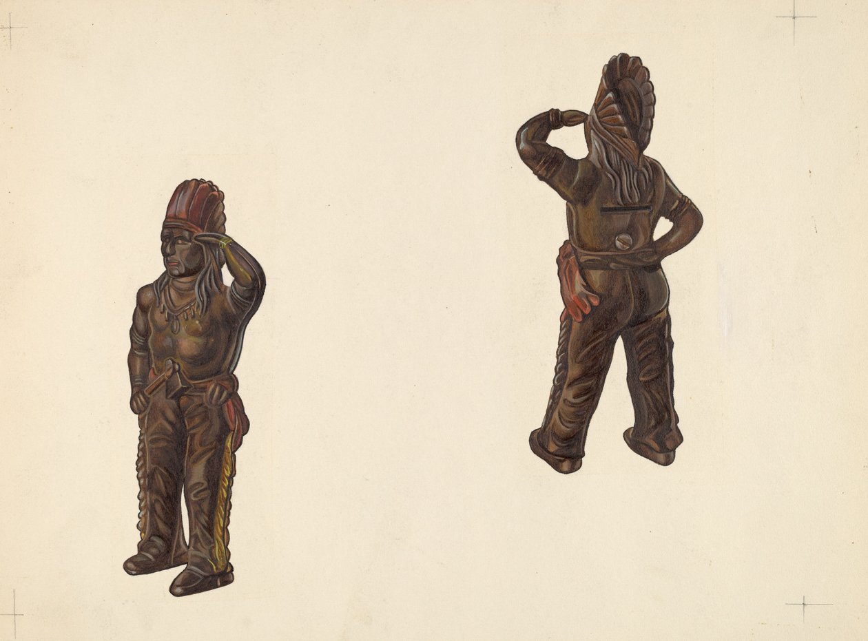 Intian pääkolikkopankki, n. 1938. tekijältä William O. Fletcher