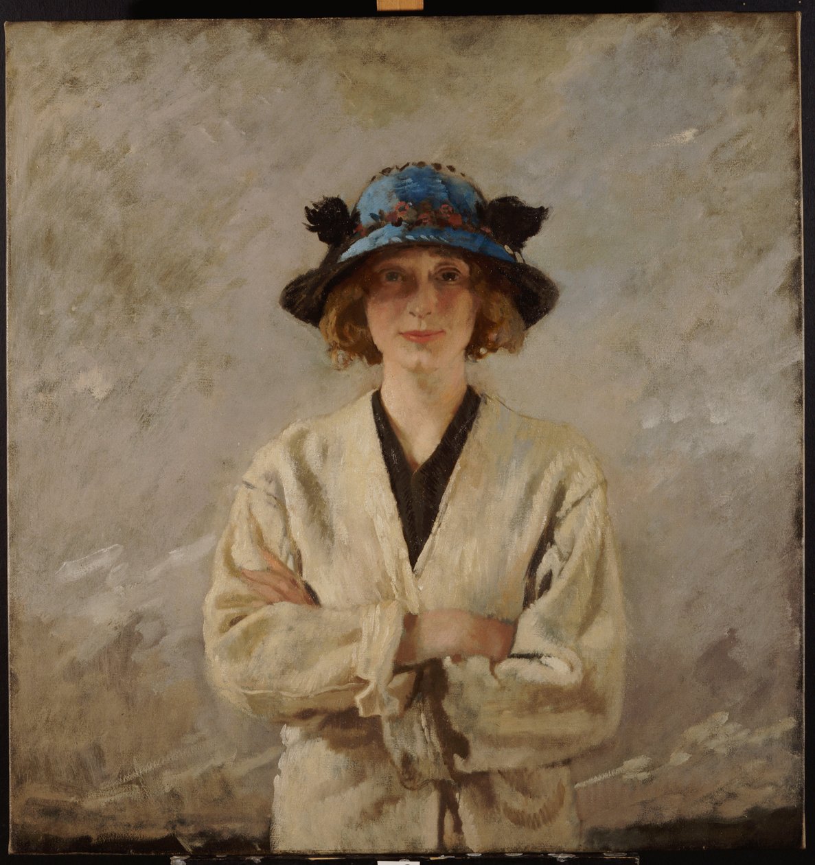 Tyttö sinisessä hatussa, 1912 tekijältä William Orpen