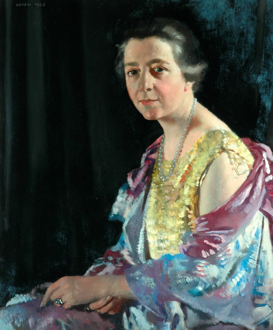 Rouva Thomas Howarth, 1926 tekijältä William Orpen