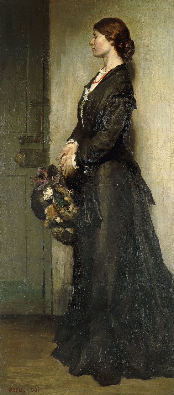 Lady in Black, 1901 tekijältä William Orpen