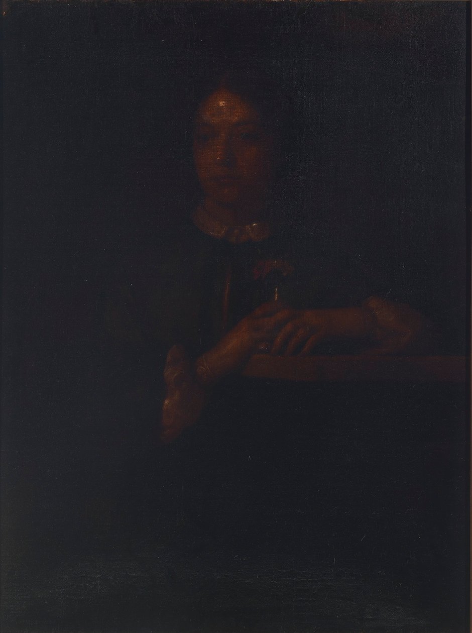 Sarah nojaa kaiteeseen tekijältä William Page