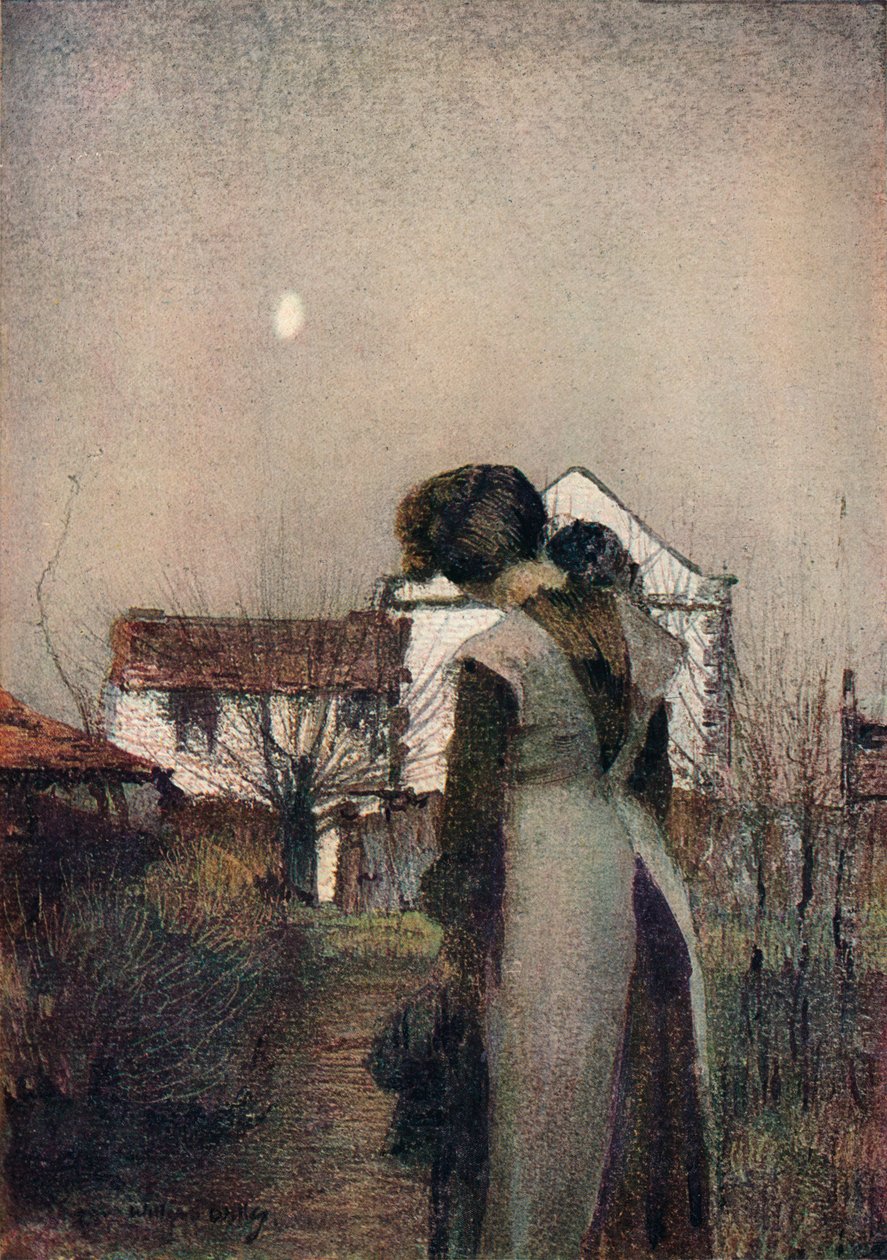 Vanha puutarha, vuodelta 1910 tekijältä William Page Atkinson Wells