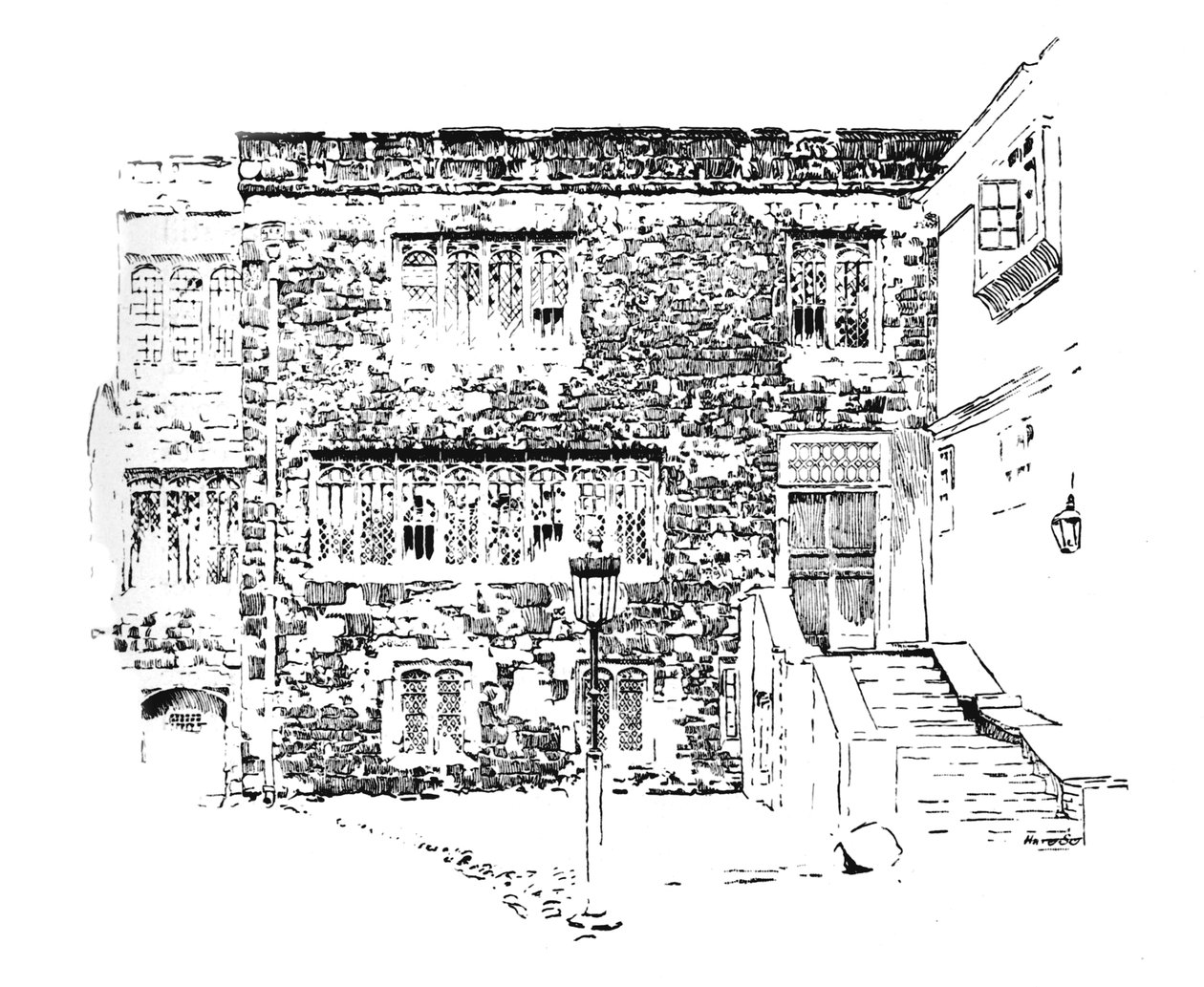 Jerusalemin kammio. Abbots Residence, Westminster, 1897 tekijältä William Patten