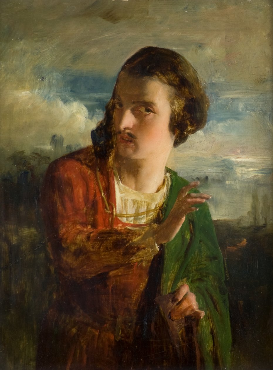 Omakuva, n. 1853 (öljy paneelille) tekijältä William Quiller Orchardson