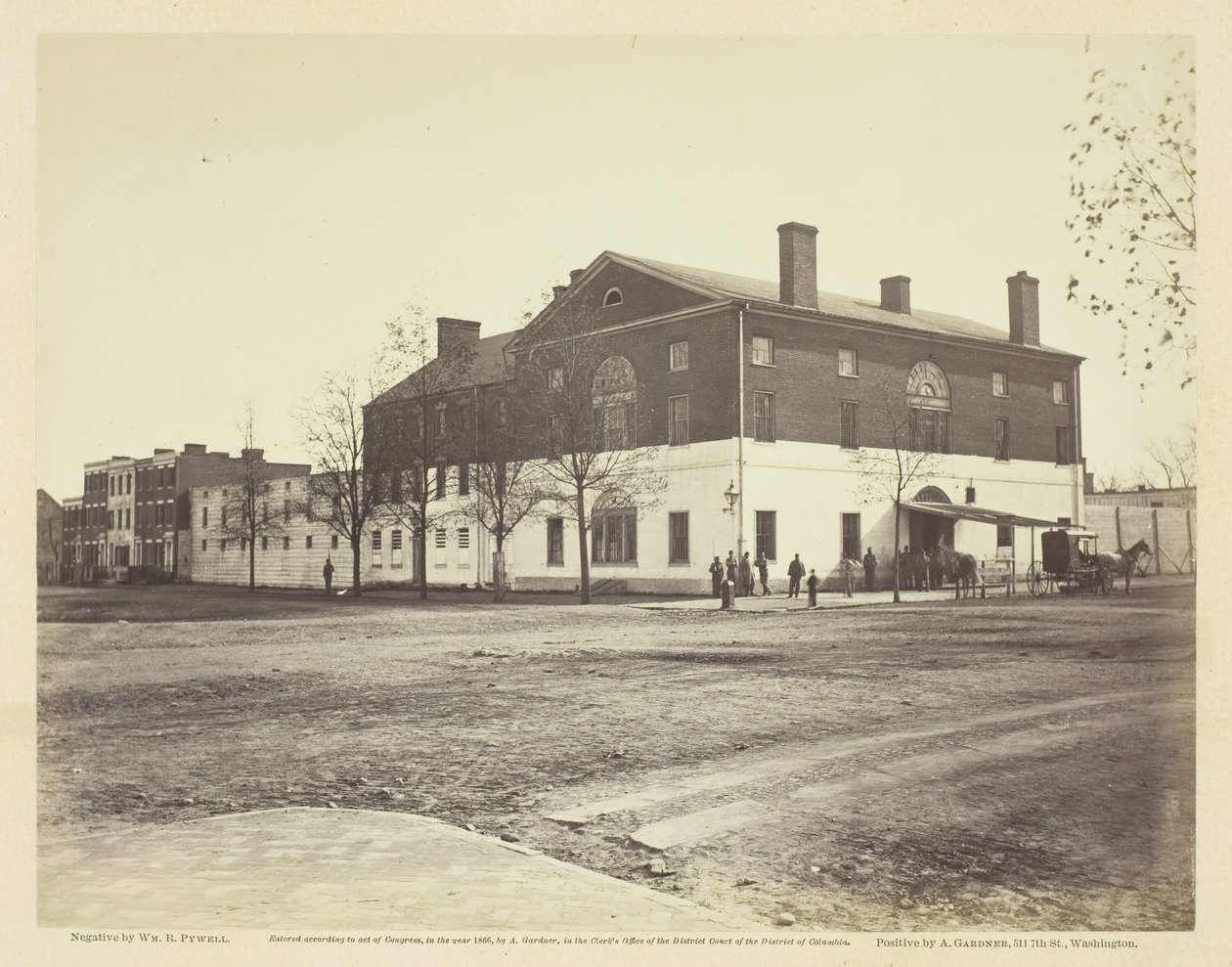 Old Capitol Prison, Washington, 186165. tekijältä William R. Pywell