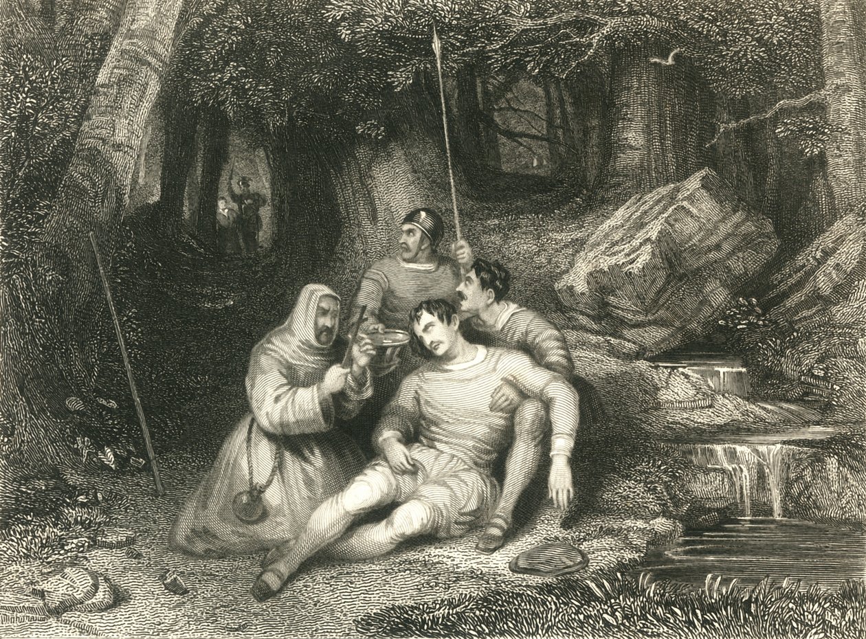 "Llewellynin kuolema", vuodelta 1836 tekijältä William Radclyffe