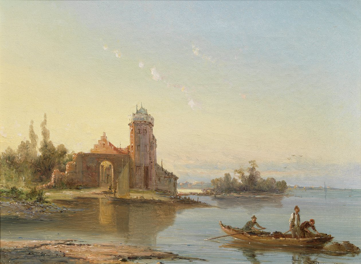 Medenbluk, Zuider Zee, Alankomaat, 1863 tekijältä William Raymond Dommerson