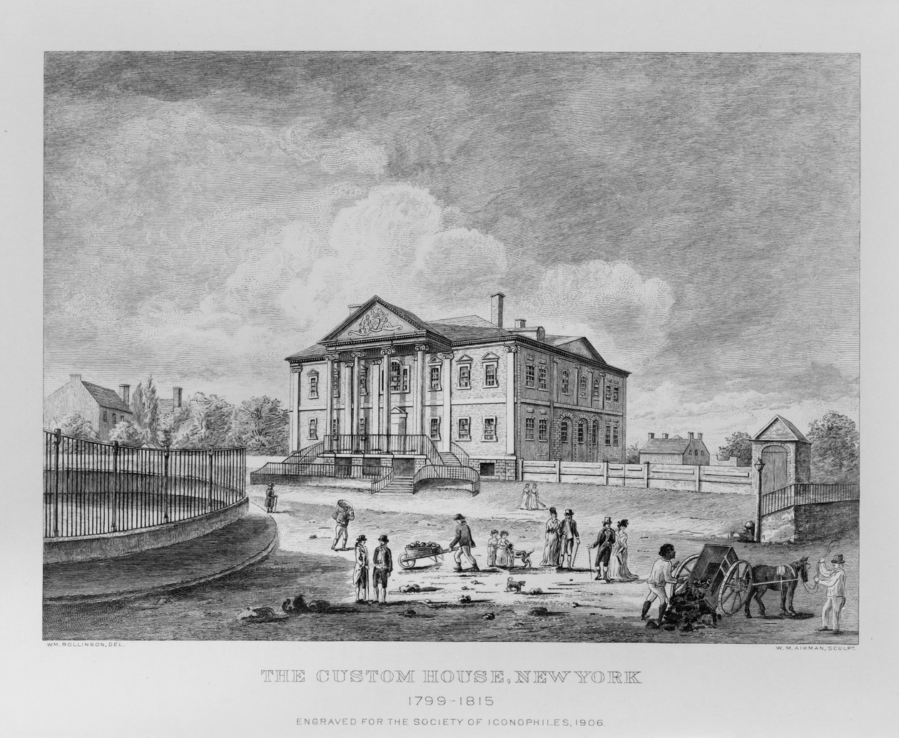 The Custom House, New York tekijältä William Rollinson