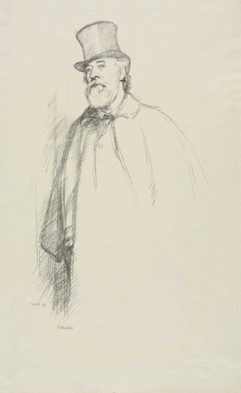 Alphonse Legros, 1897. tekijältä William Rothenstein