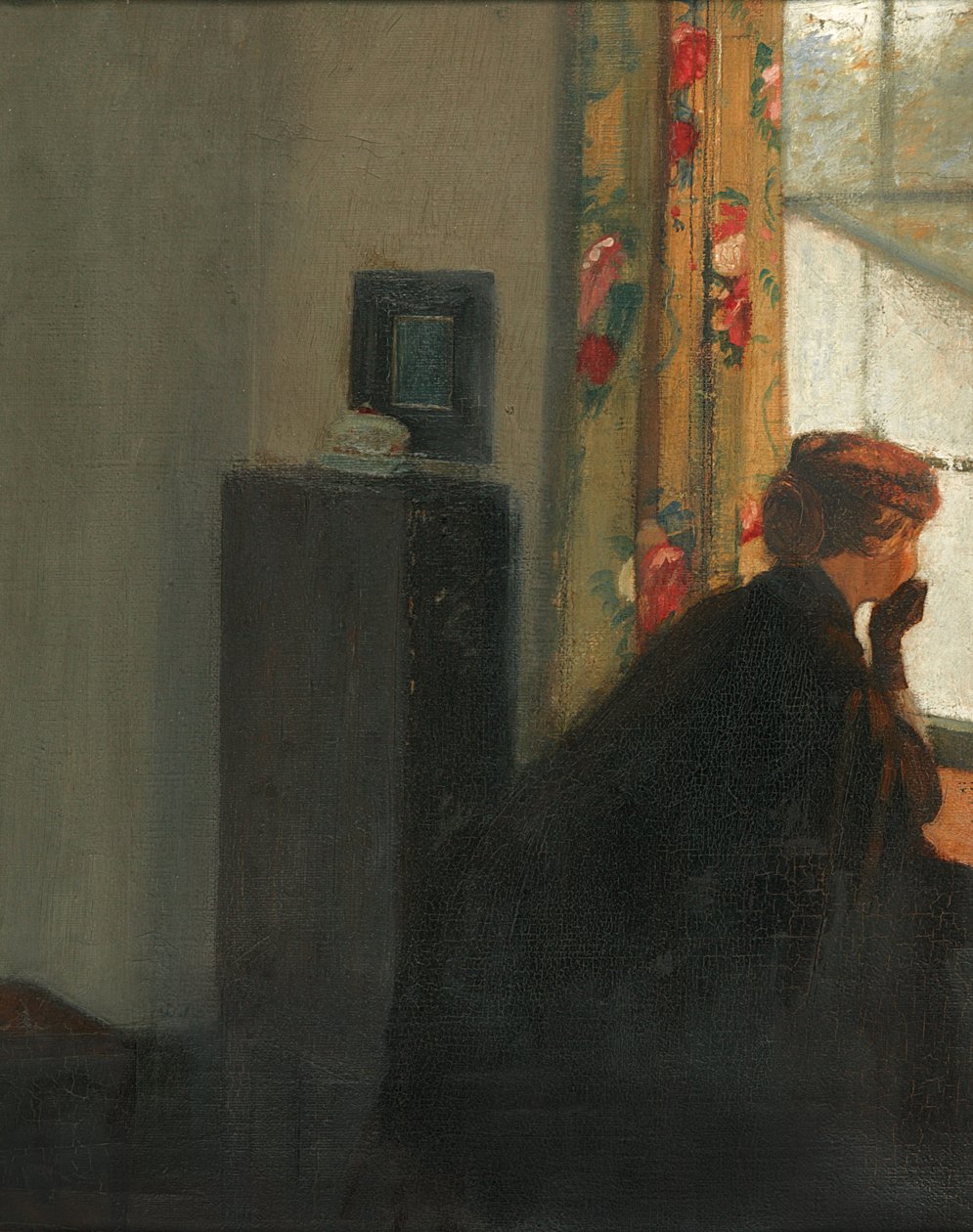 At the Window (öljy kankaalle) tekijältä William Rothenstein