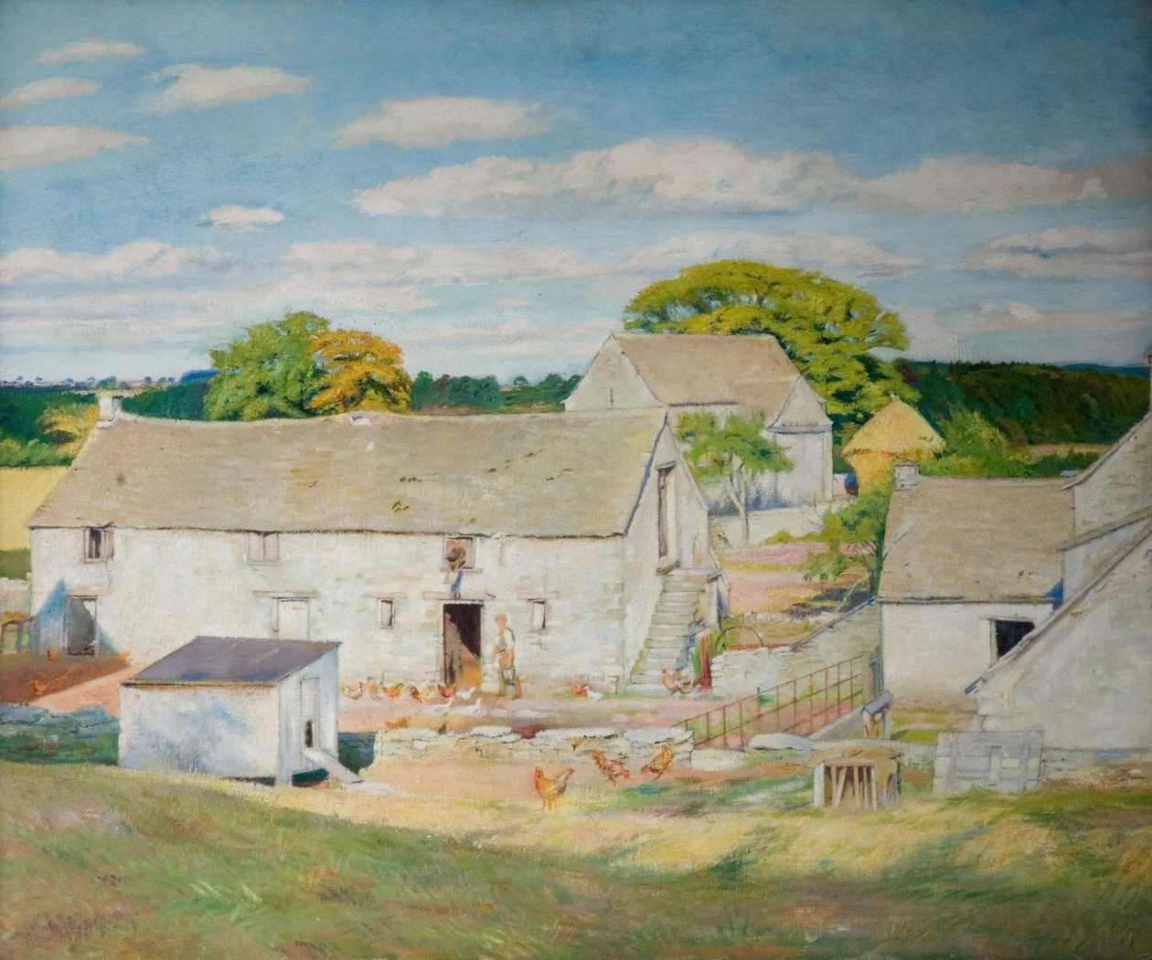 Oakridge Farm - loppukesä, 1933. tekijältä William Rothenstein