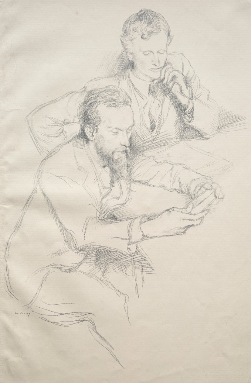 Ricketts ja Shannon, 1897. tekijältä William Rothenstein