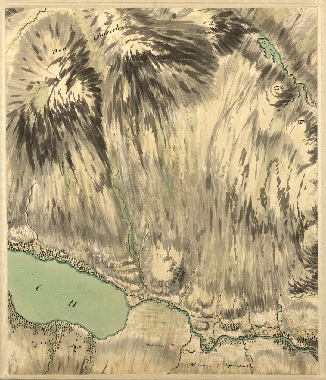 Roy Military Survey of Scotland tekijältä William Roy