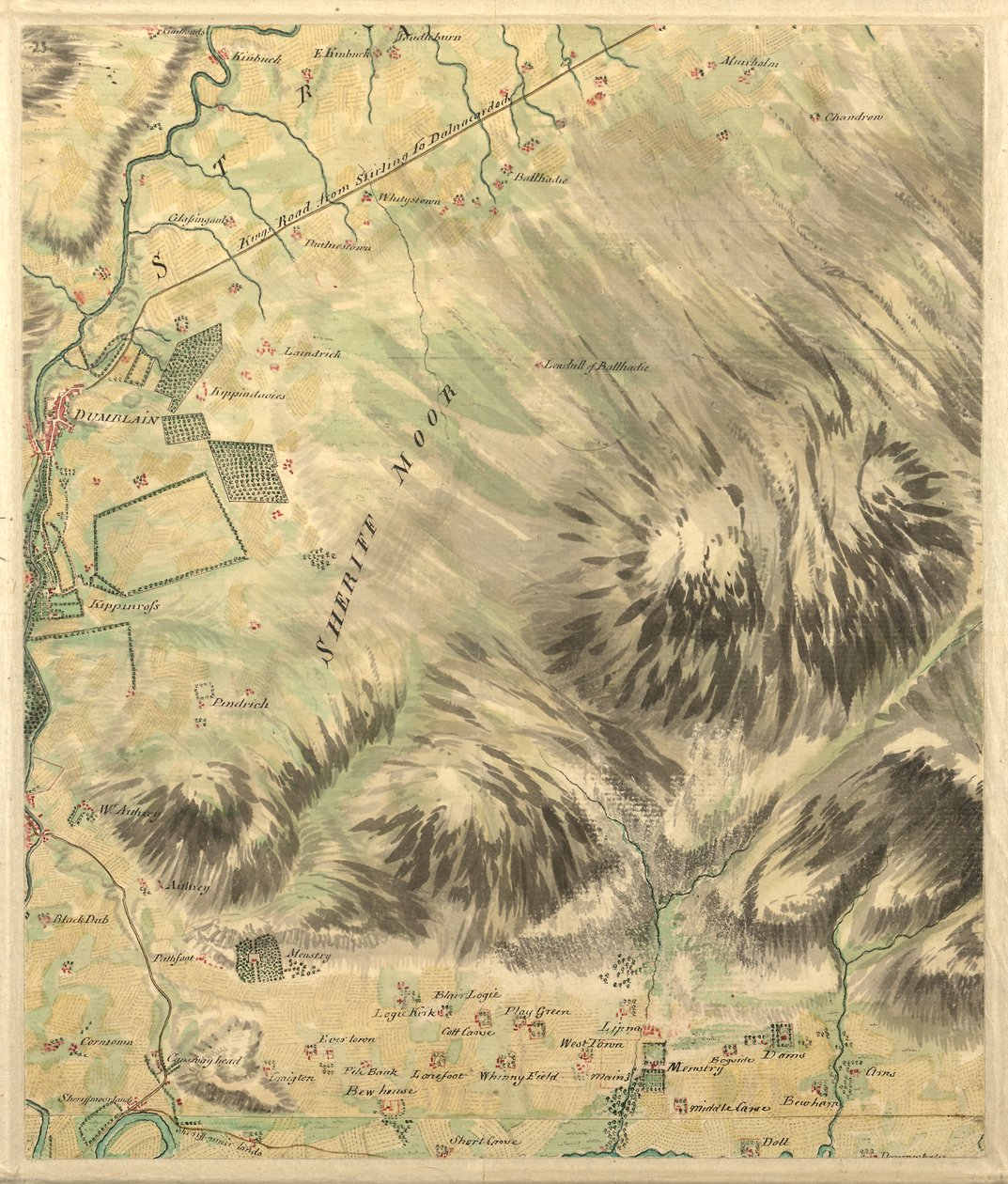 Roy Military Survey of Scotland tekijältä William Roy