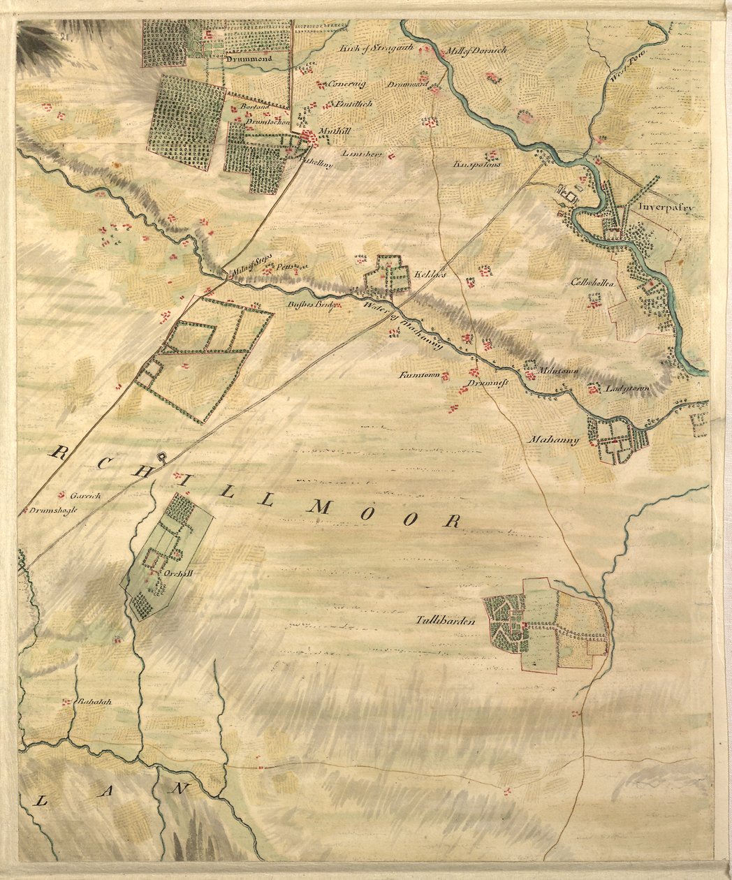 Roy Military Survey of Scotland tekijältä William Roy