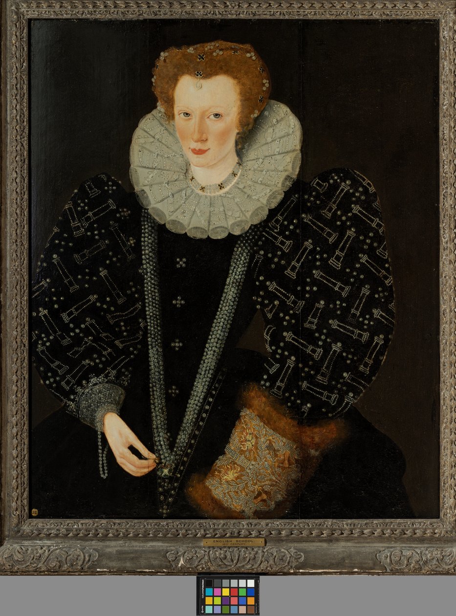 Elizabeth Palmer, n. 1564-1633 (öljy paneelille) tekijältä William Segar