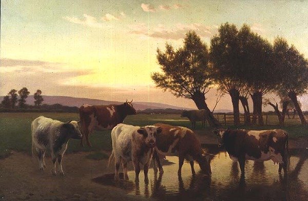 Ilta lähellä Amberleyä tekijältä William Sidney Cooper