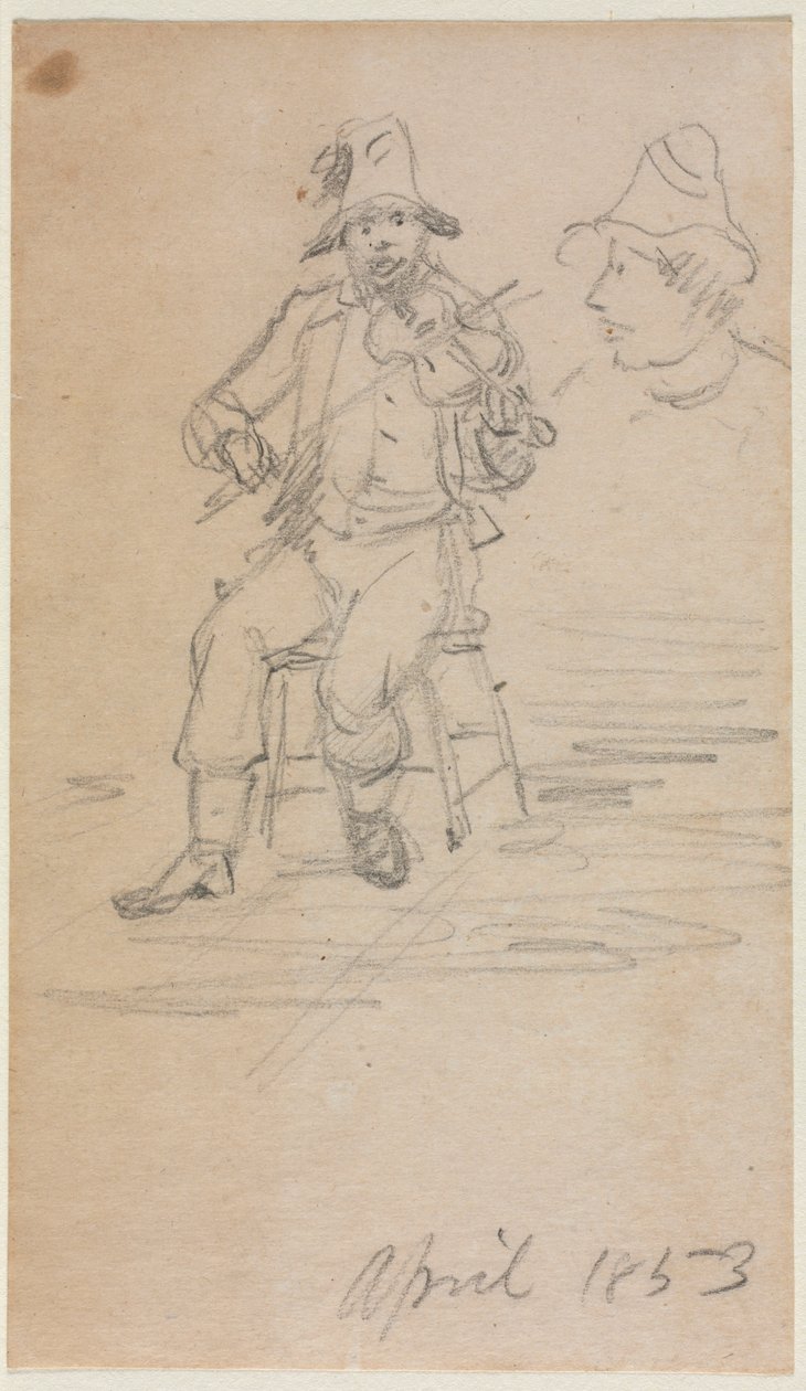 Viulun kerjäläinen, 1853. tekijältä William Sidney Mount