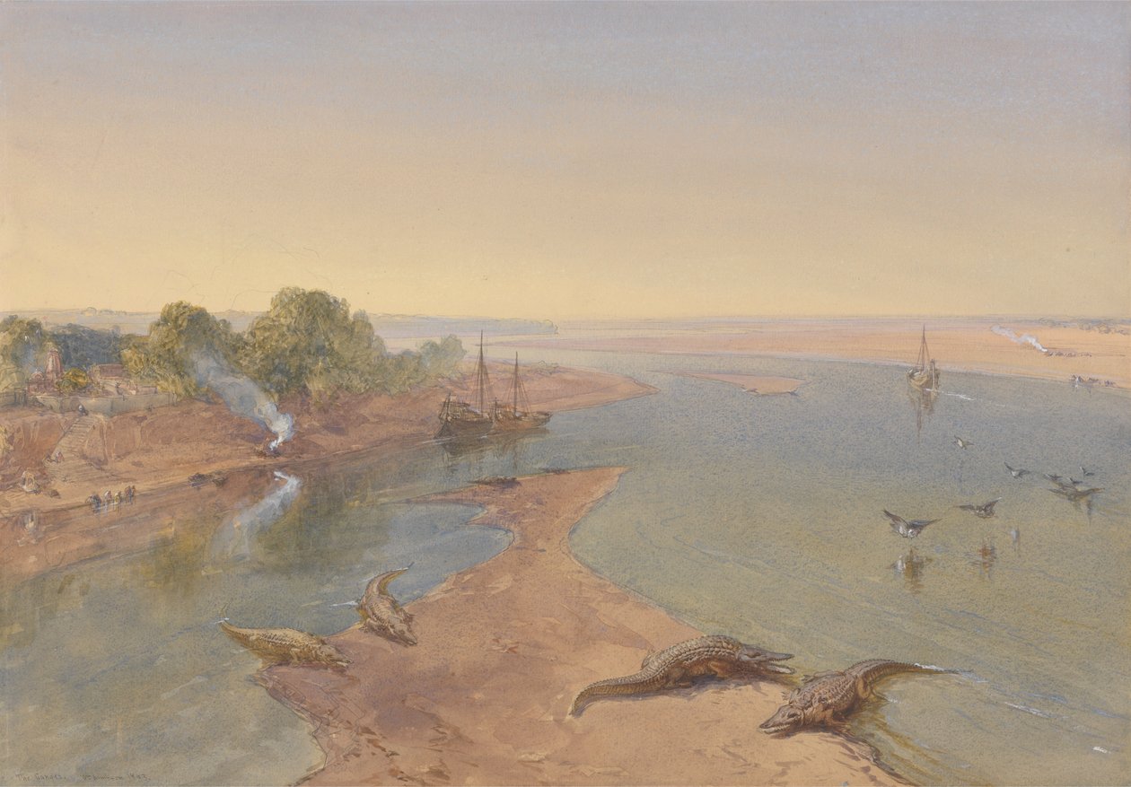 Ganges tekijältä William Simpson