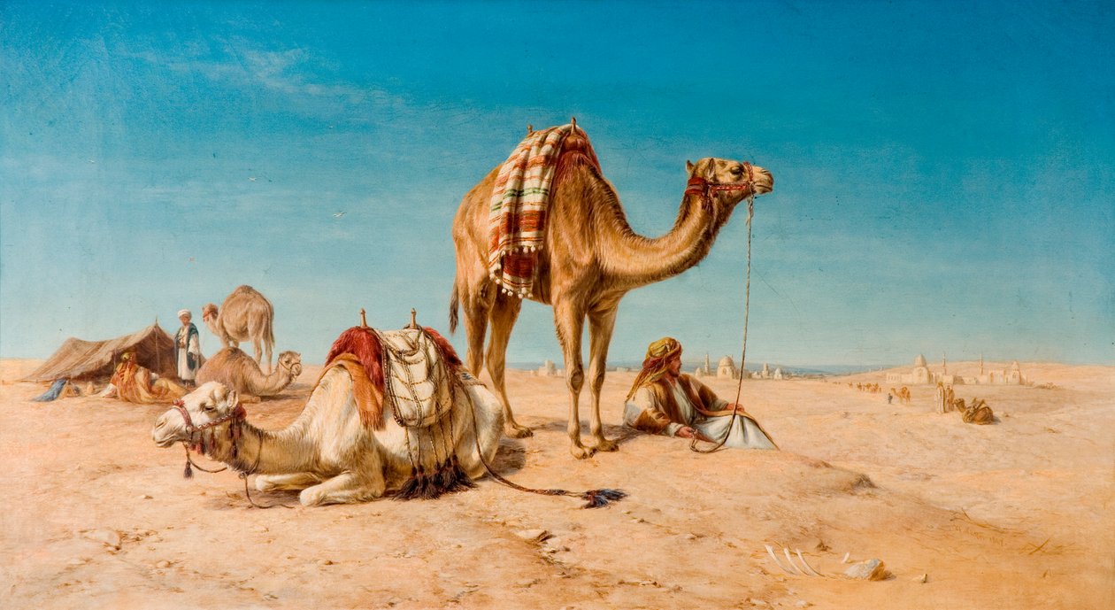 Pysähdys erämaassa, 1867 tekijältä William Snr. Luker